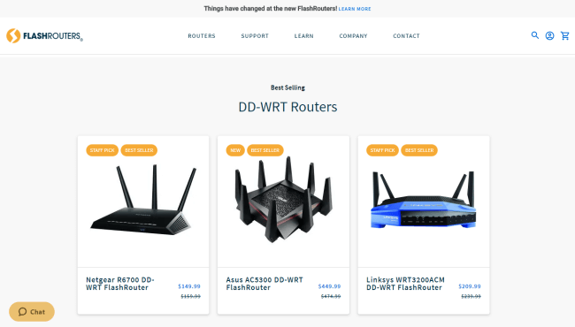 DD-WRT Flash Routers