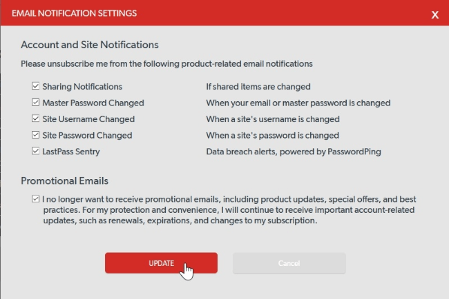 How to Set Up Activity Notifications in LastPass