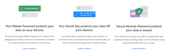 Screenshot of 1password.com