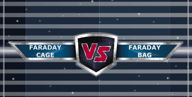 Faraday bag versus Faraday cage