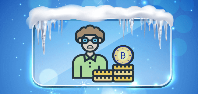 crypto wallets frozen