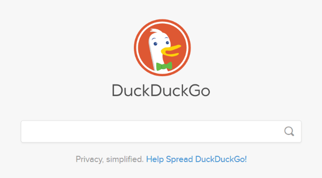 Screenshot of DuckDuckGo.com