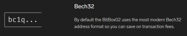 Bech32 address format