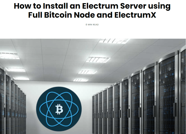 How to install Electrum
