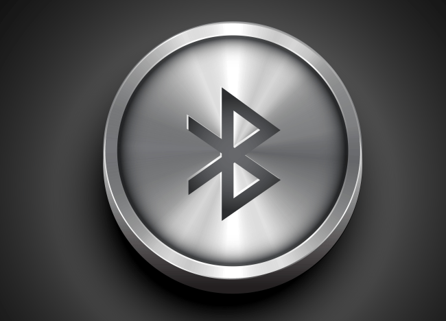 Metallic Bluetooth icon