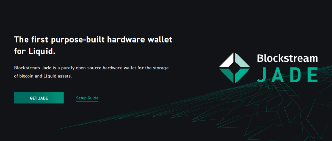 Blockstream Jade Open Source Crypto Hardware Wallet, Cold Wallet