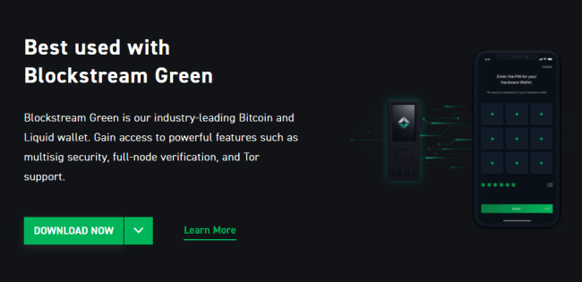blockstream green hardware wallet