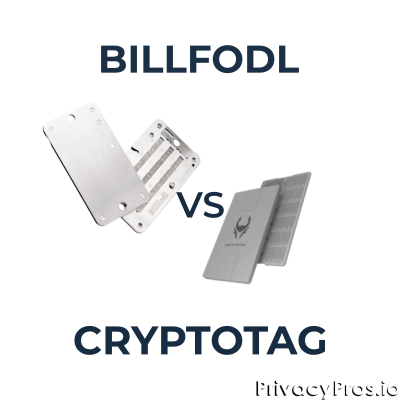 What are the differences between Billfodl and Cryptotag?