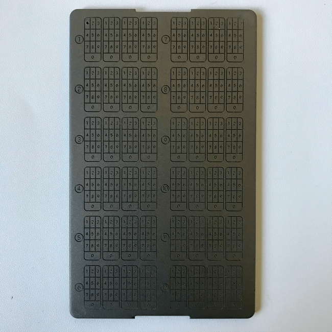 Cryptotag plate