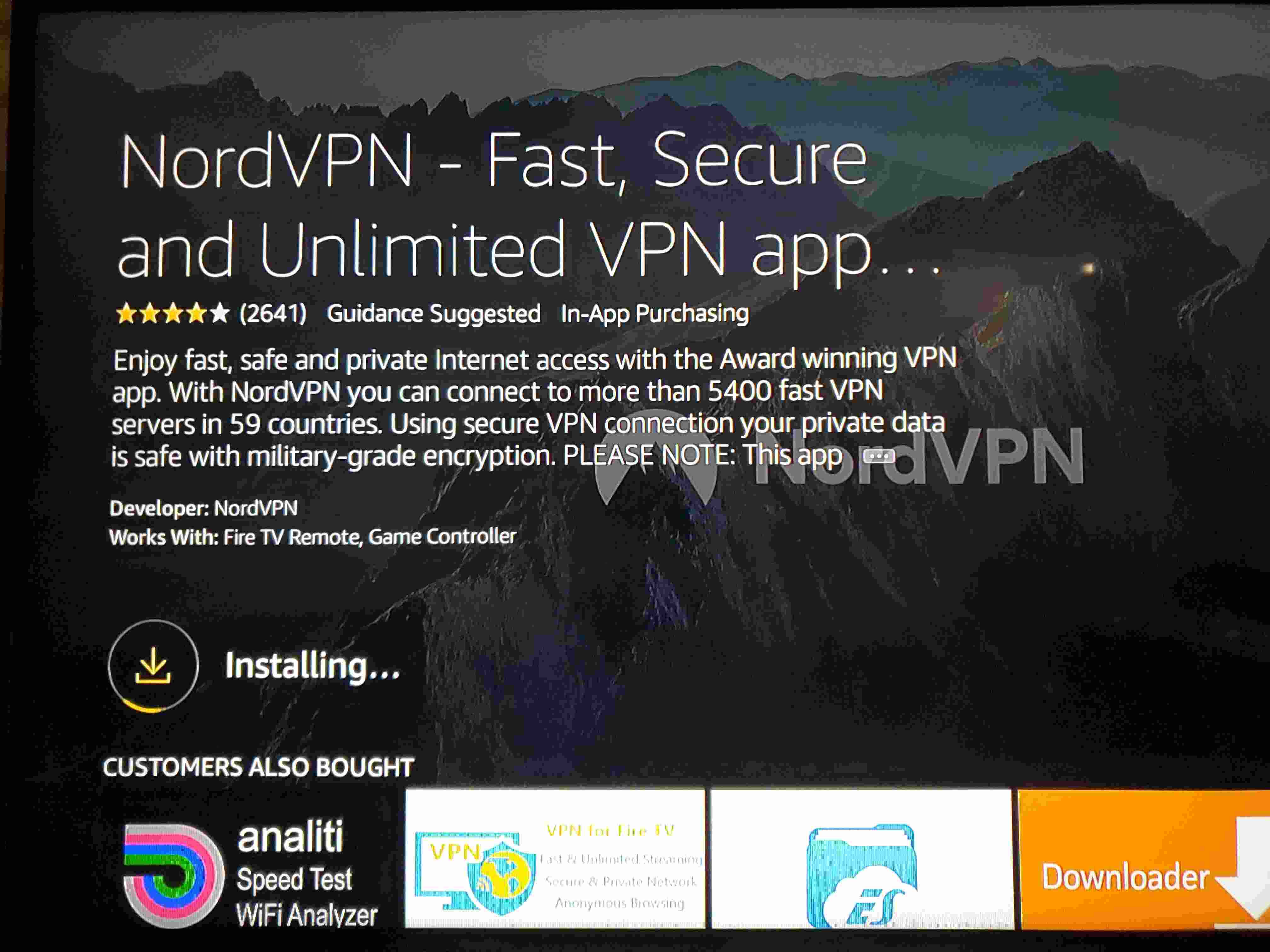 nordvpn download firestick