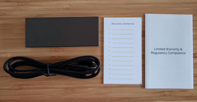 Keepkey box containance