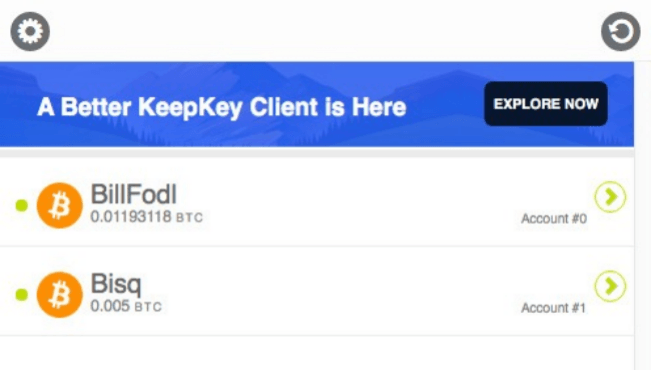 Keepkey Wallets & Accounts