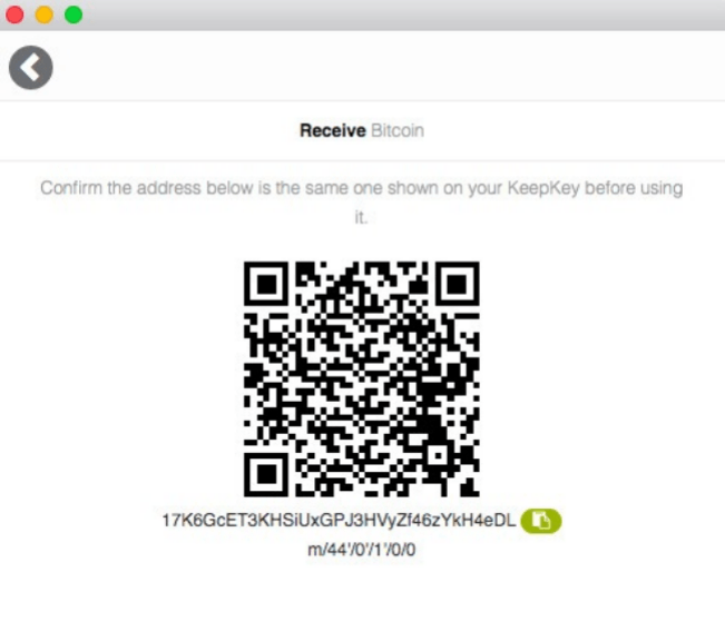 How to send or receive coins with Keepkey
