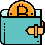 Wallet with Bitcoin Icon