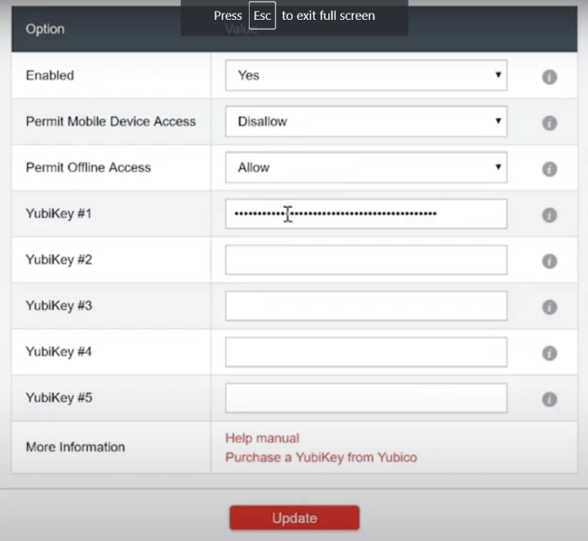 yubikey for lastpass