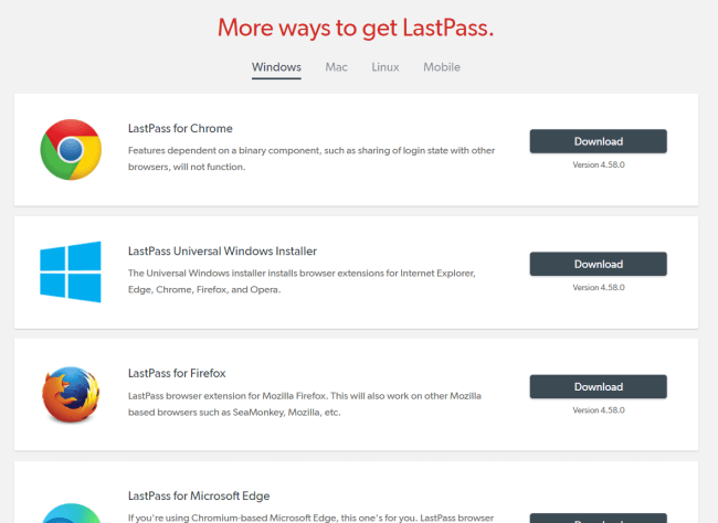 download the last version for ios LastPass Password Manager 4.117