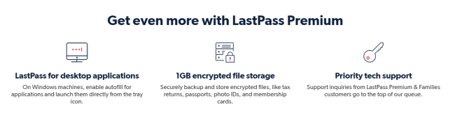 benefits of lastpass premium