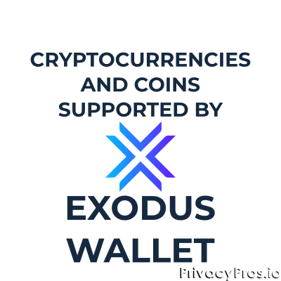 What cryptocurrencies and coins Exodus wallet supports