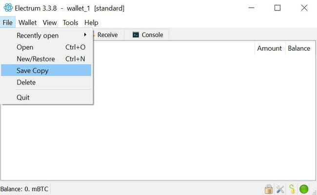 Backing Up Wallet Meta-data