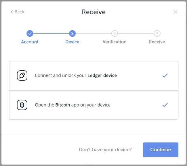 coinbase pro to ledger