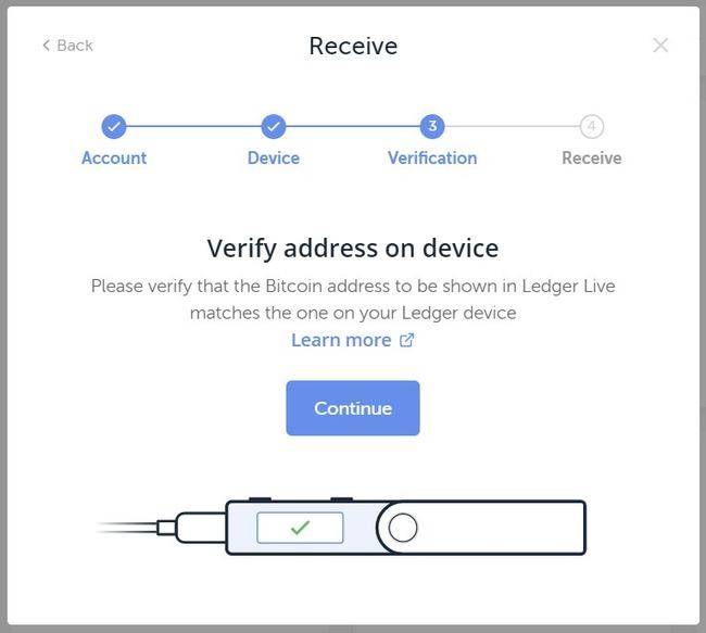 Verify address