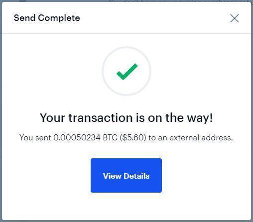 Transaction Confirmation