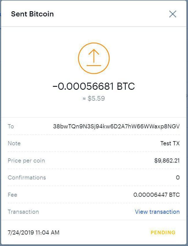 can you cancel a pending bitcoin transaction