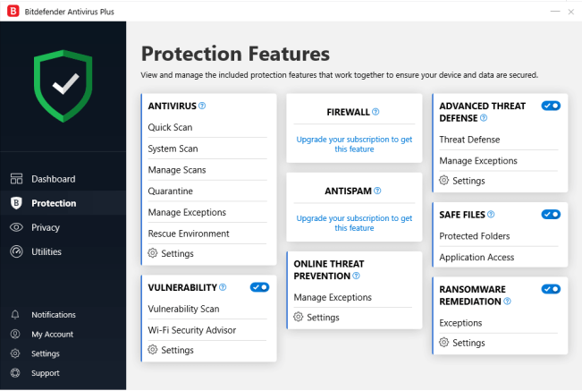 Screenshot of bitdefender.com