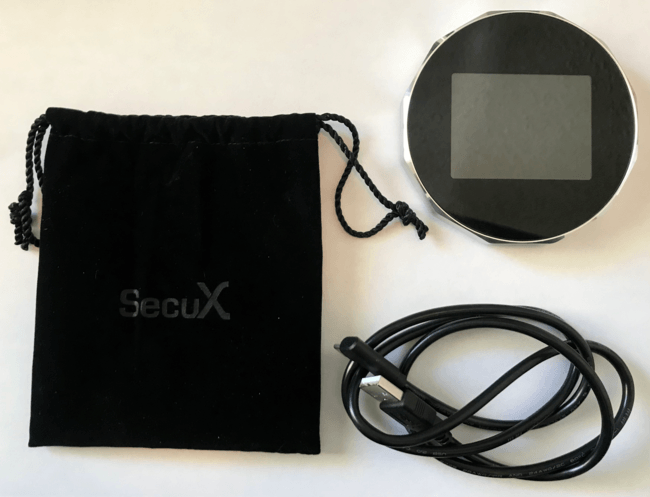 SecuX V20 unboxing