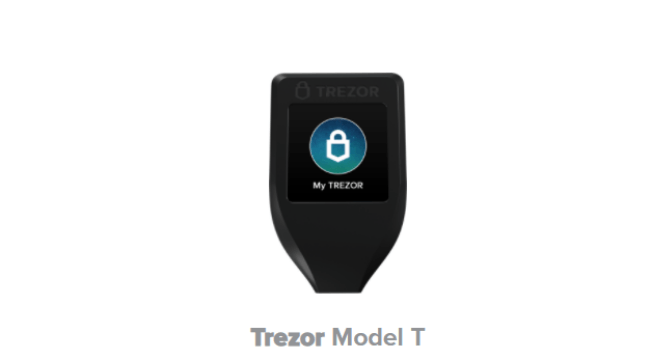 Screenshot of trezor.io