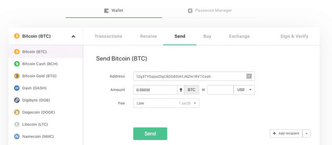 Screenshot of trezor.io