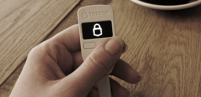 Screenshot of trezor.io