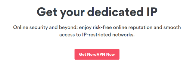Screenshot of nordvpn.com