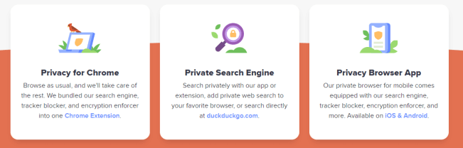Screenshot of duckduckgo.com