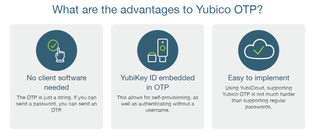 Screenshot of yubico.com