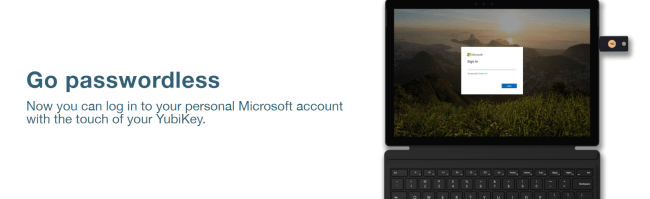 Yubikey passwordless